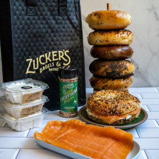 Zucker's Vegan Bagel Brunch for 6