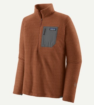 Cuello de cremallera de aire R1 para hombres