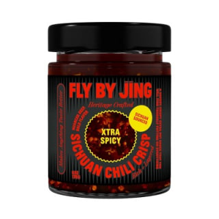 Fly By Jing Xtra Spicy Sichuan Chili Crisp Extra Hot Vegan Crispy Hot Sauce