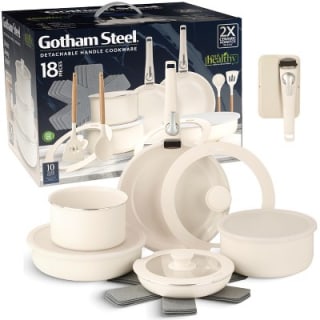 Gotham Steel Nonstick Cookware Set (18 Piece)