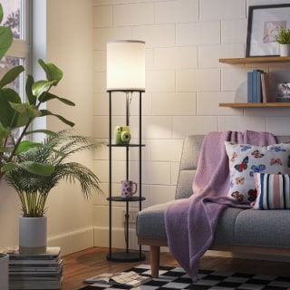 Room Essentials Shelf Floor Lamp