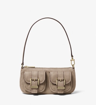 Michael Kors Zoe Small Suede Convertible Pochette