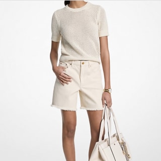 Michael Kors Boyfriend Denim Shorts