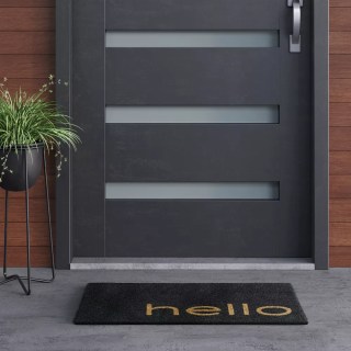 Threshold Hello Coir Doormat