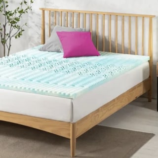 Tulo Gel Memory Foam Zoned Support Mattress Topper