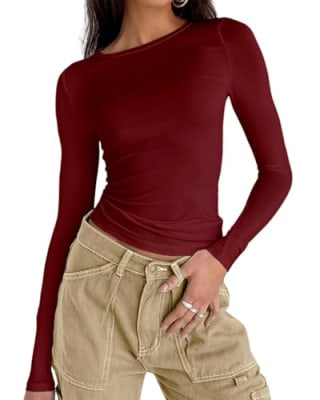 Abardsion Women's Long Sleeve Shirt