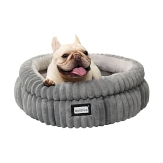 Balance Round Faux Fur Pet Bed