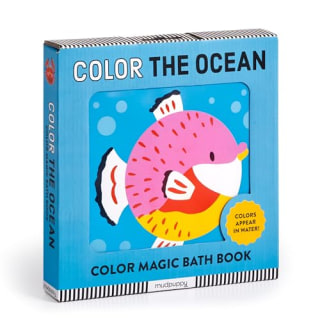 "Color the Ocean Color Magic Bath Book," by Marijke Buurlage