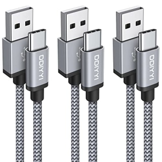 DDIYYI USB-C Cable 10 ft/3m, 3Pack