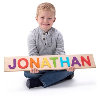 Fat Brain Toys Wooden Personalized Name Puzzles