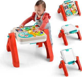 Fisher-Price Baby & Toddler Toy Laugh & Learn 4-in-1 Activity Table & Art Easel