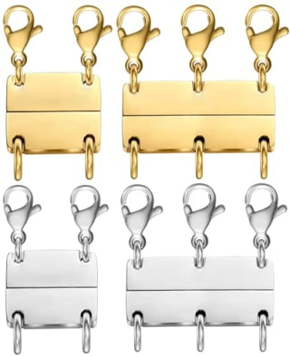 Dailyacc Layering Necklace Clasp for Stackable Necklaces