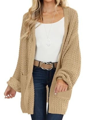 Merokeety Chunky Knit Sweater 