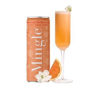 Mingle Mocktails Blood Orange Elderflower Mimosa