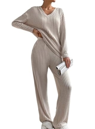 Shewin Lounge Ribbed Set