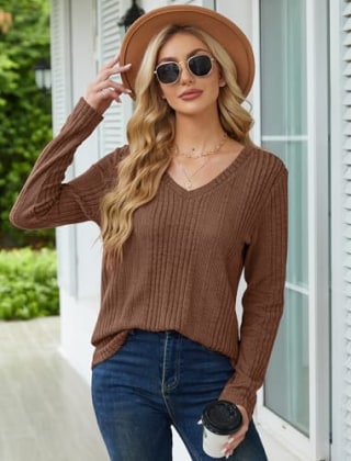 Saloogoe Lightweight Tunic Sweater