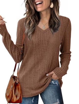 Saloogoe Lightweight Tunic Sweater