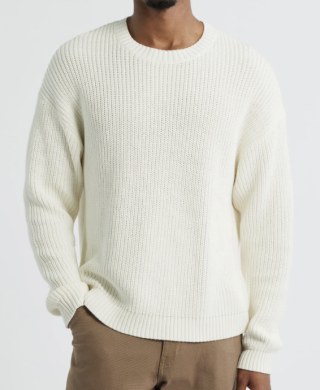 BP. Oversize Cotton Crewneck Sweater