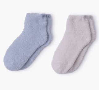 Barefoot Dreams CozyChic Assorted 2-Pack Ankle Socks