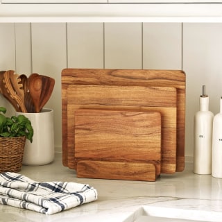 Member's Mark Acacia Wood Cutting Board Set (4 Piece)