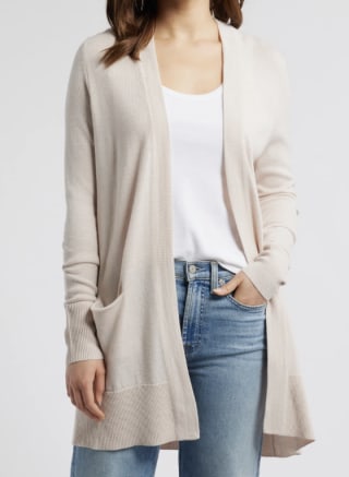 Caslon Everyday Open Front Cardigan