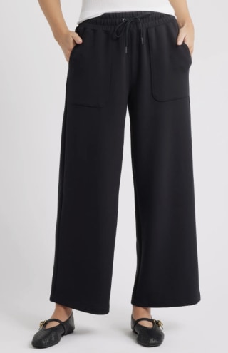 Caslon Patch Pocket Pull-On Relaxed Ankle Straight Leg Pants