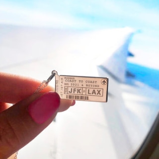 Boarding Pass Charm