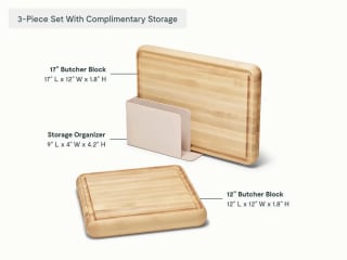 Caraway Prep & Serve Butcher Blocks
