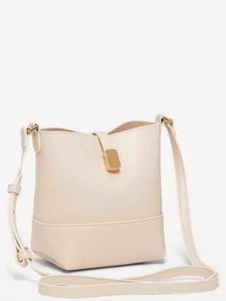 Old Navy Small Preppy Bucket Crossbody Bag