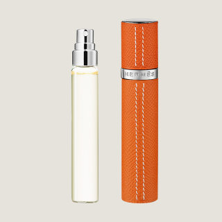 Hermés Un Jardin Sur le Nil Eau de Toilette Refills and Refillable Leather Case
