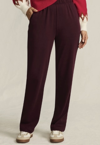 Lands' End Sport Knit High Rise Pants