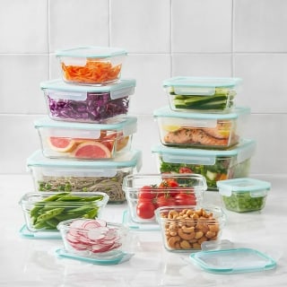 Member's Mark Glass Food Storage Set By Glasslock (24 Piece)