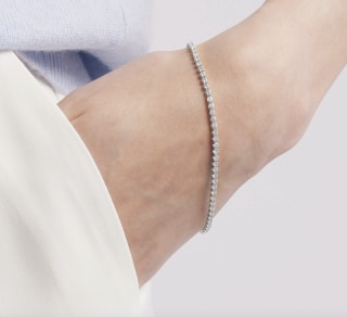 Nordstrom 2mm Cubic Zirconia Tennis Bracelet