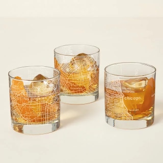 Uncommon Goods Urban Map Glass