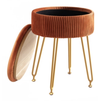 Wayfair Marny Velvet Ottoman