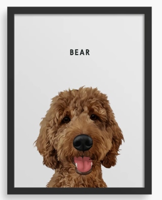 West & Willow Custom One Pet Portrait