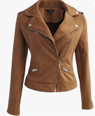 Odcocd Faux Suede Jacket