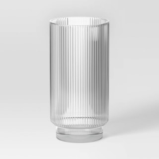 Threshold Glass Ribbed Cassin Tall Tumbler