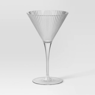 Threshold Ribbed Cassin Martini Glass