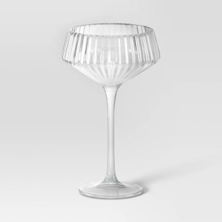 Threshold Ribbed Cassin Coupe Glass