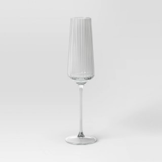 Threshold Ribbed Stemmed Cassin Champagne Flute