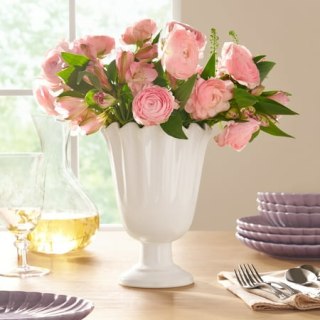 The Pioneer Woman Stoneware Scalloped Vase