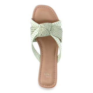 Time and Tru Woven Knot Slide Sandal