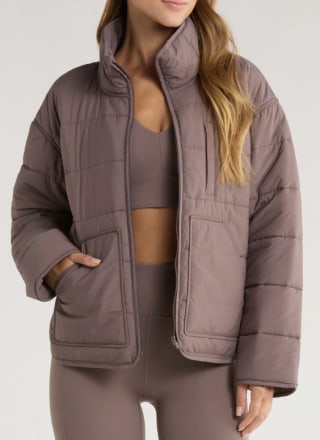 Zella Quilted Packable Jacket