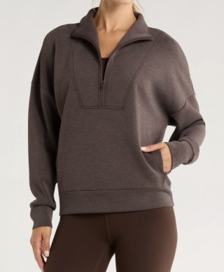 Zella Ultrasoft Half Zip Pullover