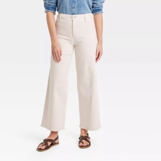 Universal Thread High-Rise Sailor Wide Leg Ankle Jeans