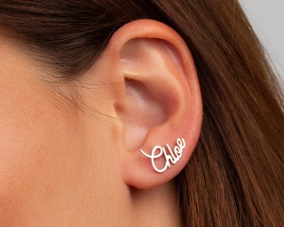 Personalized Name Earrings