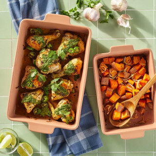 Figmint Stoneware Rectangle Baking Dish Set (2 Piece)