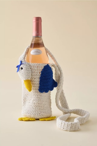 Urban Outfitters Silly Goose Crochet Bottle Sling