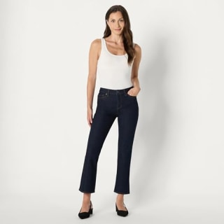 Amazon Essentials Medium Stretch Mid-Rise Kick Crop Jean